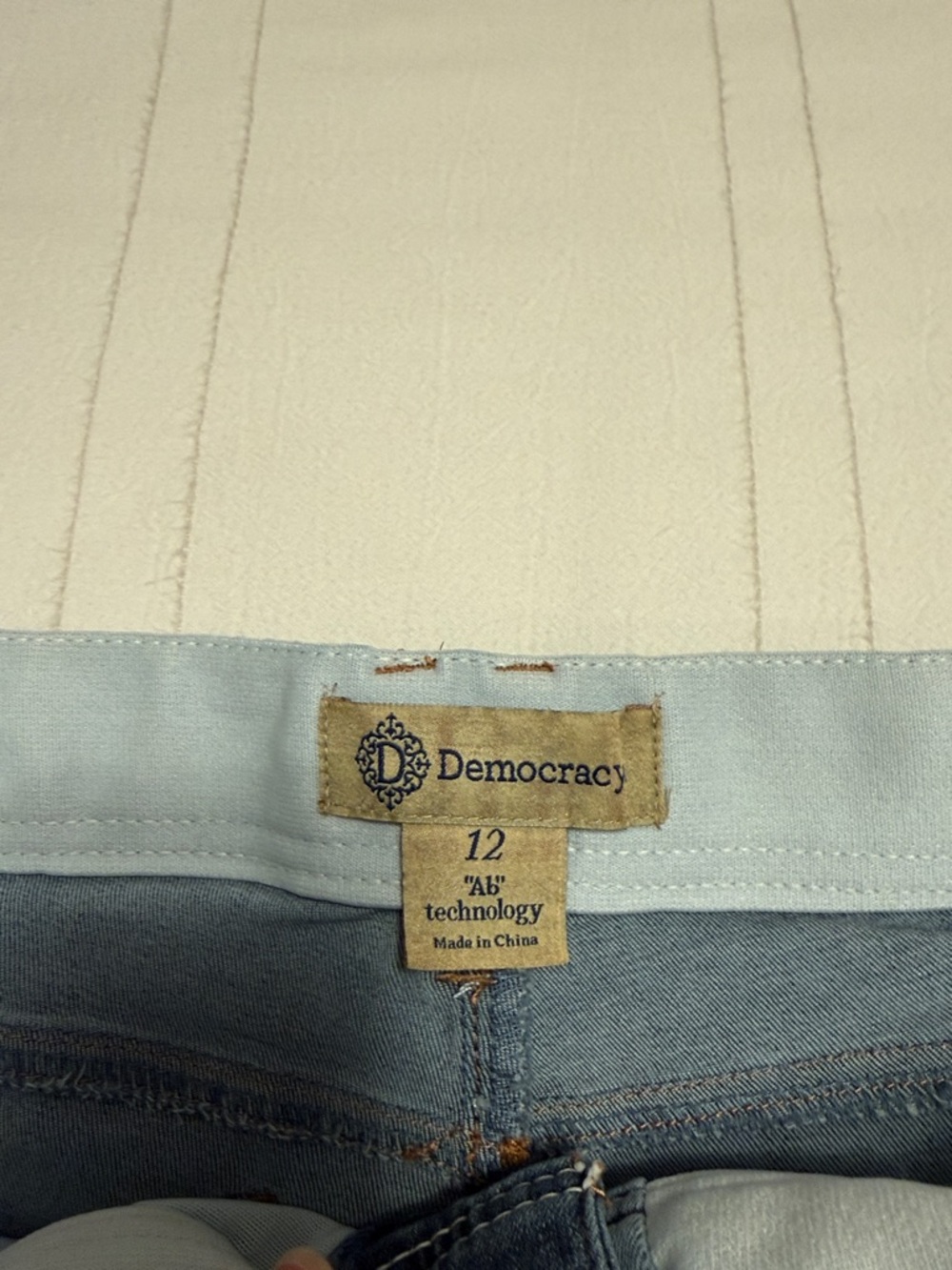 Democracy Ab Technology Medium Wash Flare Jeans in Blue - Picture 3 of 6